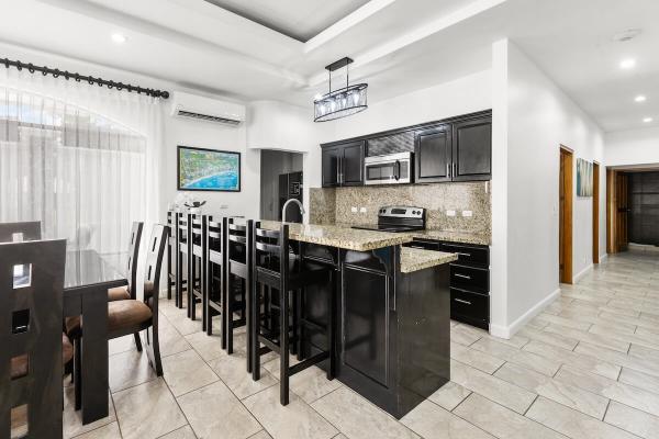 Equipped kitchen at North Beach Villa