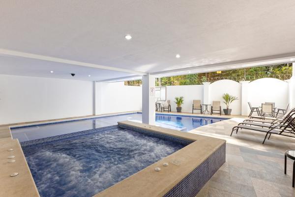 First floor swimming pool area