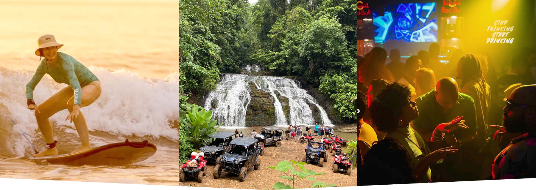 Surfing, ATV waterfall tour, and Jaco nightlife — things to do in Jaco Costa Rica