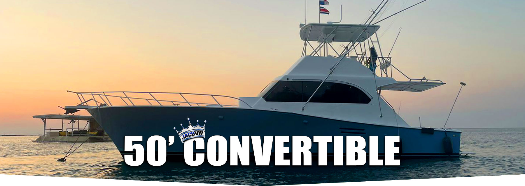 50 foot convertible mas tequila fishing and party boat