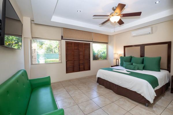 View of the bedroom 1 at Rancho de Suenos in Costa Rica