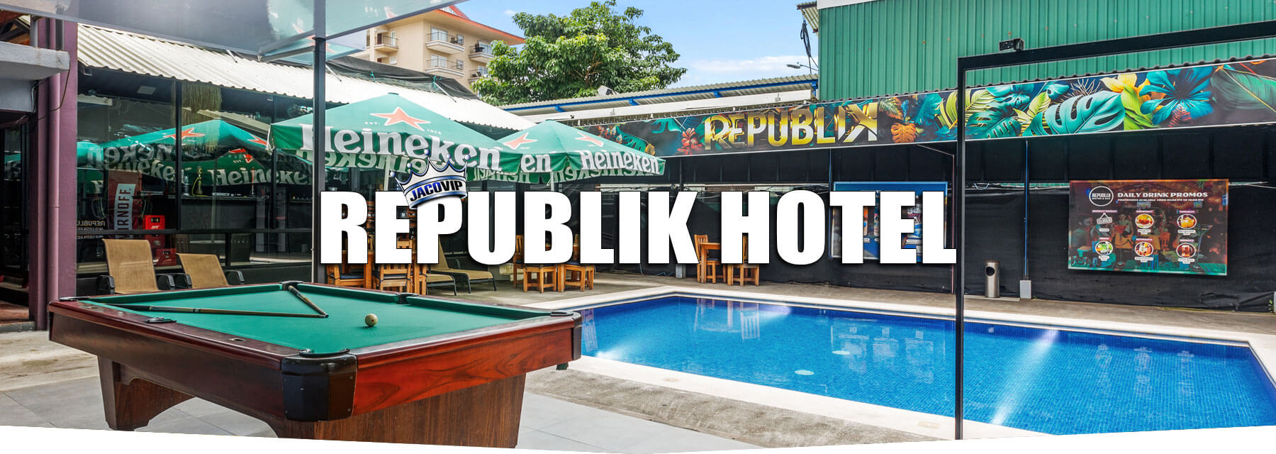 Republik Hotel and Bistro in Jaco Costa Rica