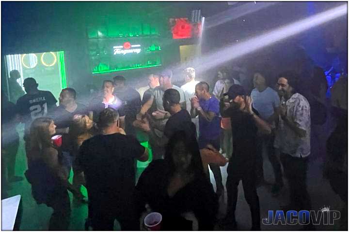 Bachelor party group enjoying nightlife in Costa Rica