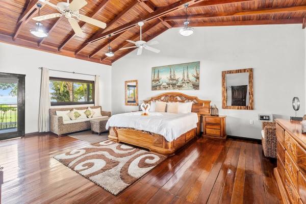 Large Master bedroom with ocean views