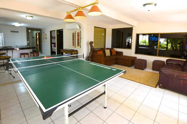 ping pong table in lounge