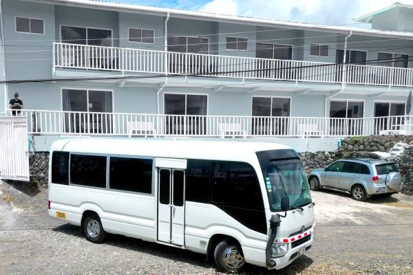 Jaco VIP private transportation bus at Sky House