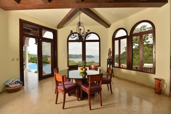 Main dining room at Casa Solara with ocean view