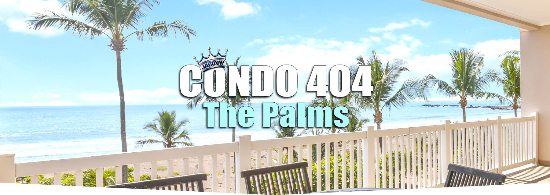 Balcony view from The Palms 404 overlooking Jaco Beach and the Pacific Ocean.
