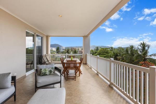 View of Jaco Beach from The Palms Condo 504 balcony