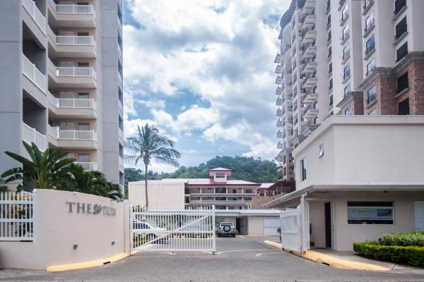 Parking entrance at the Palms in Jaco Beach