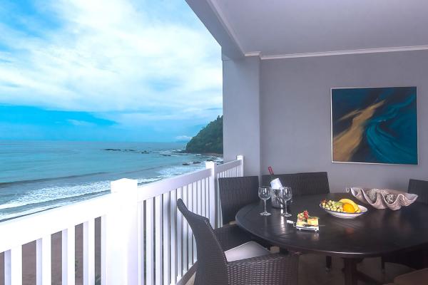 view of Jaco Beach from balcony