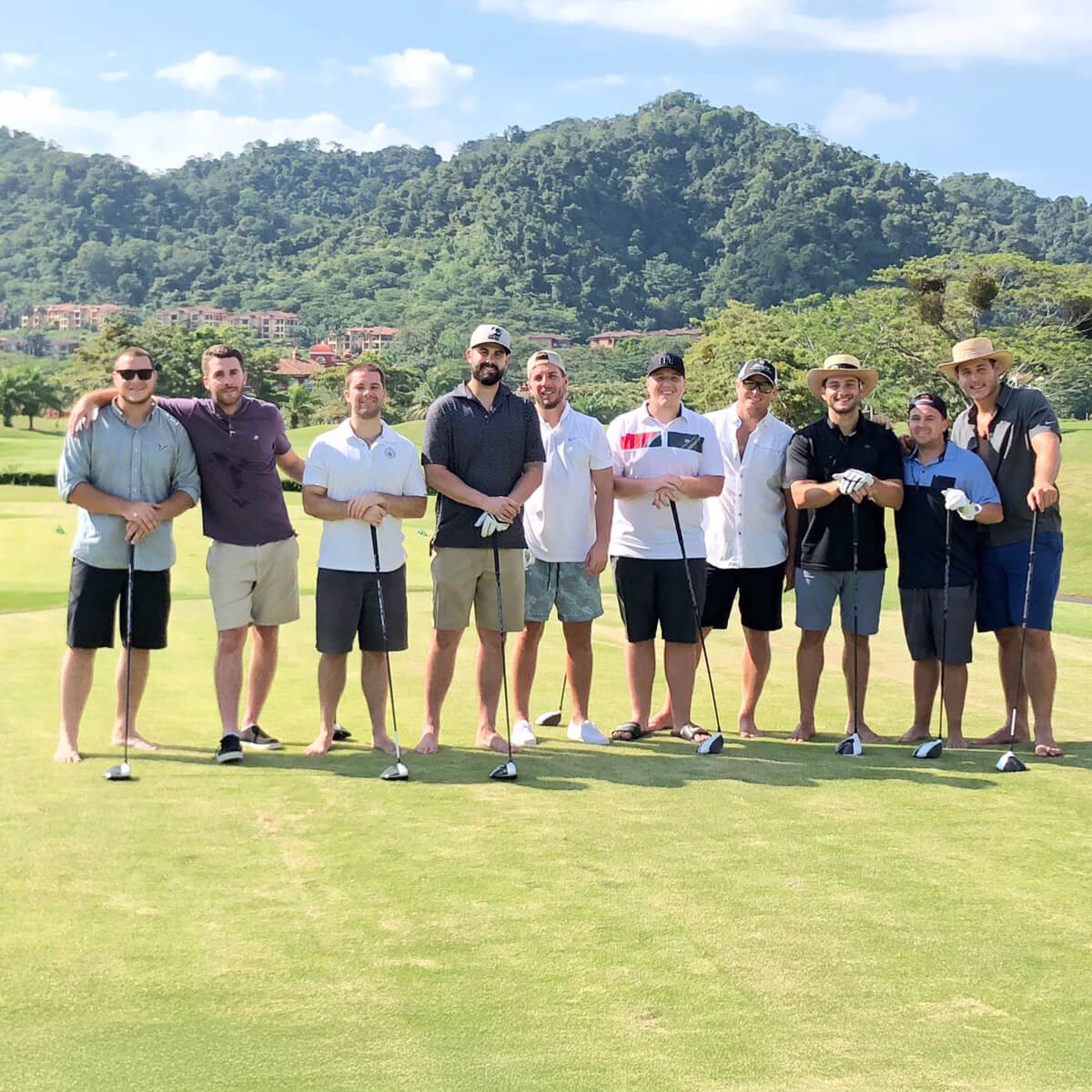 Corporate Retreat in Costa Rica playing Golf in Los Sueños