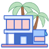 Private villa icon