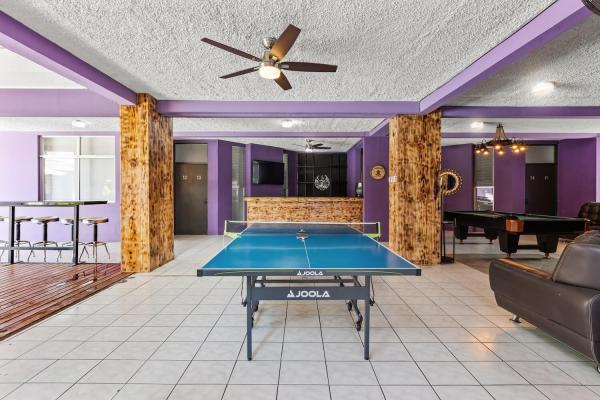 ping pong table at Tropical Paradise in Jaco Costa Rica